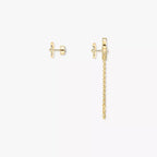 [Imperial Jewelrys]Move Uno Diamond Earrings