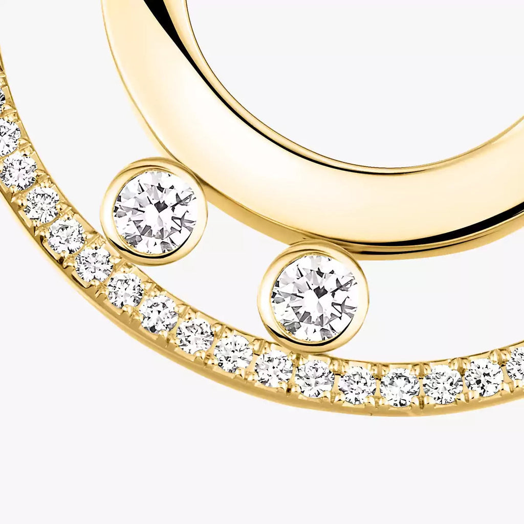 [Imperial Jewelrys]Move Romane Small Diamond Hoop Earrings