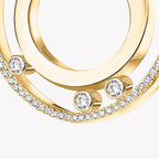 [Imperial Jewelrys]Move Romane Small Diamond Hoop Earrings