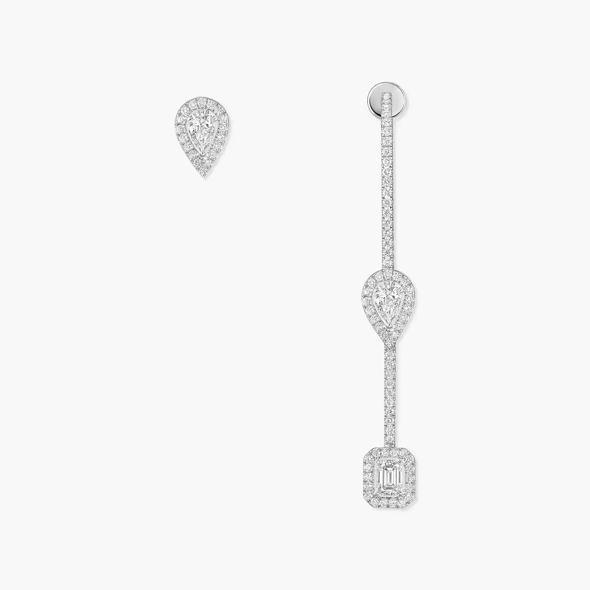 [Imperial Jewelrys]Diamond Drop Earrings My Twin