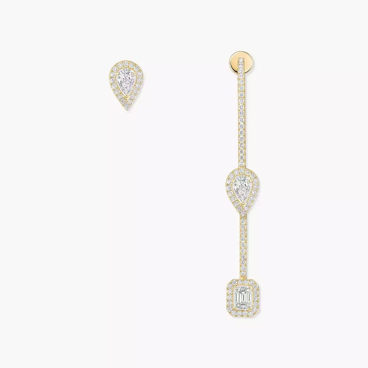 [Imperial Jewelrys]Diamond Drop Earrings My Twin