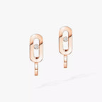 [Imperial Jewelrys]Diamond Mini Hoop Earrings Move Classique