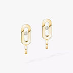 [Imperial Jewelrys]Diamond Mini Hoop Earrings Move Classique