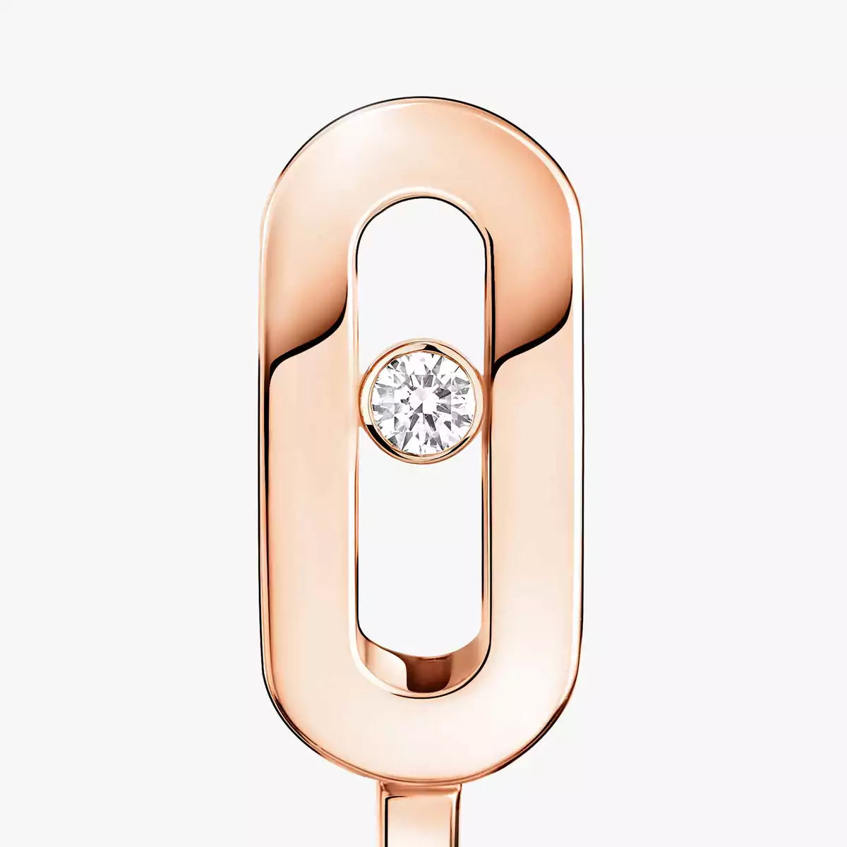 [Imperial Jewelrys]Diamond Mini Hoop Earrings Move Classique