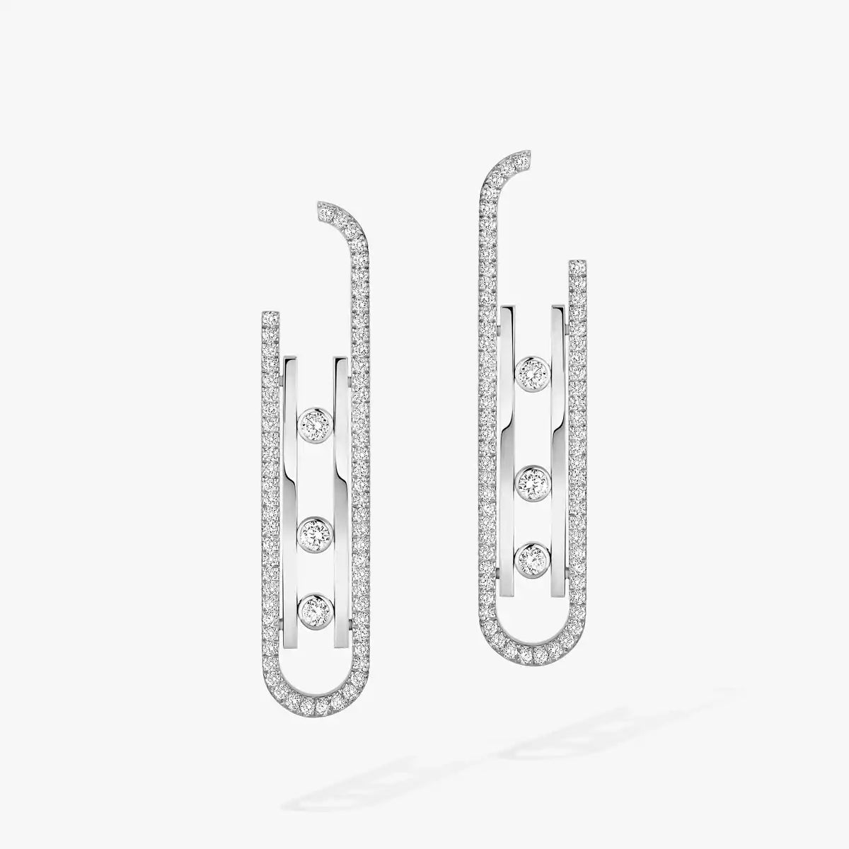 [Imperial Jewelrys]Diamond Pendant Earrings Move 10Th