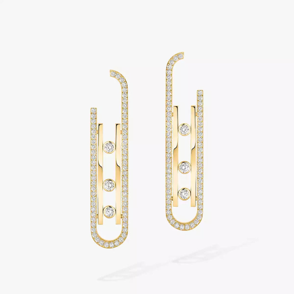 [Imperial Jewelrys]Diamond Pendant Earrings Move 10Th