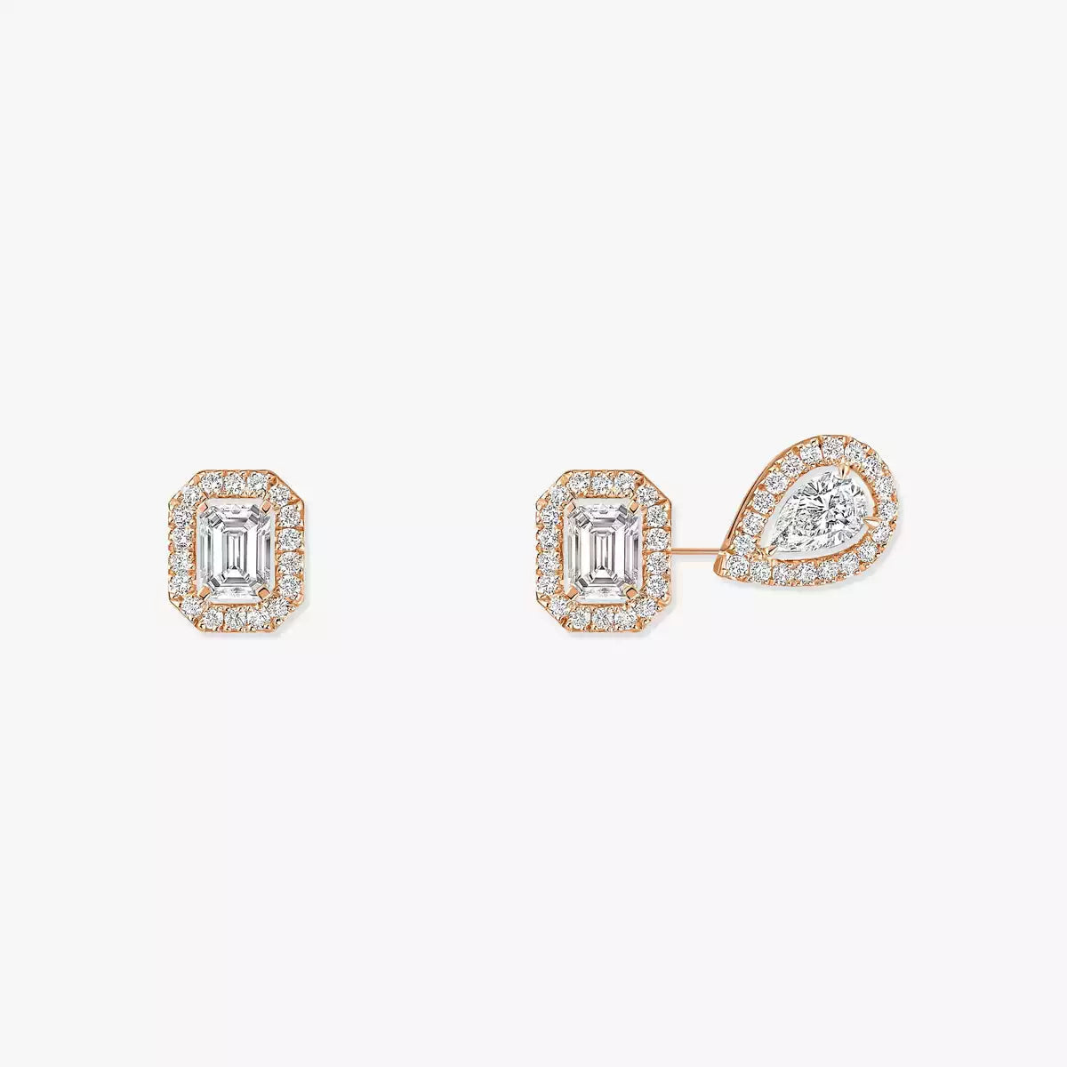[Imperial Jewelrys]Diamond Earrings 0,10ct My Twin 1+2