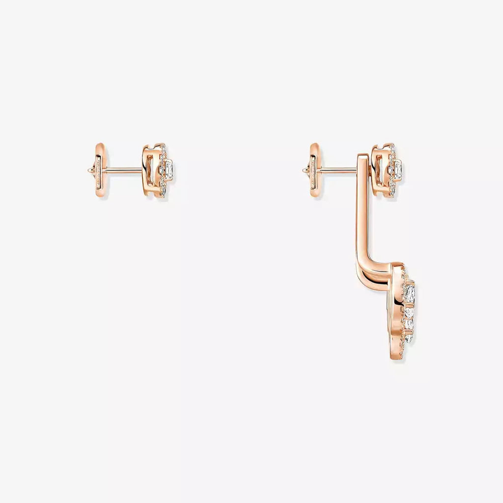 [Imperial Jewelrys] My Twin Trio  Diamond Earrings