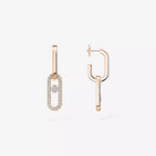 [Imperial Jewelrys]Move Link Diamond Earrings