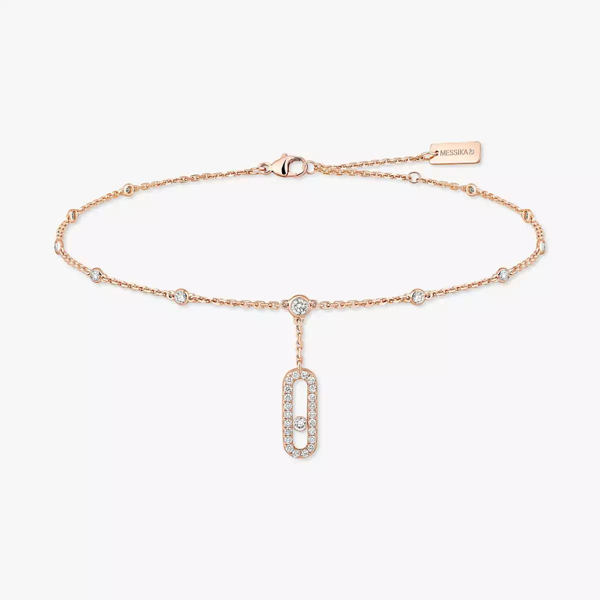 [Imperial Jewelrys] Move Uno pavé ankle bracelet