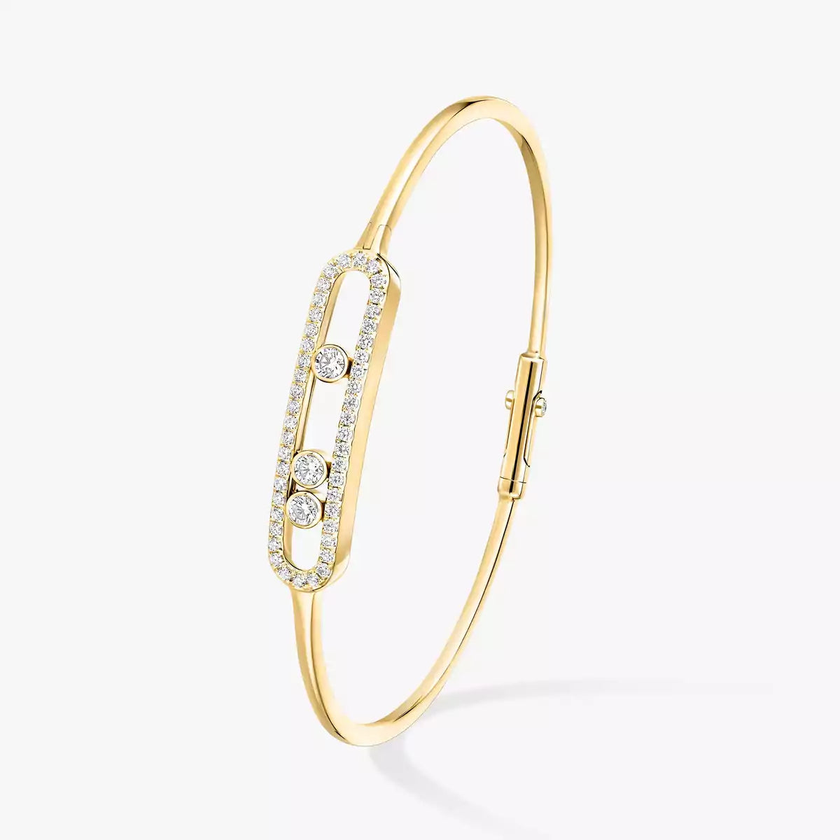 [Imperial Jewelrys]Move Pavé Diamond Bangle Bracelet M