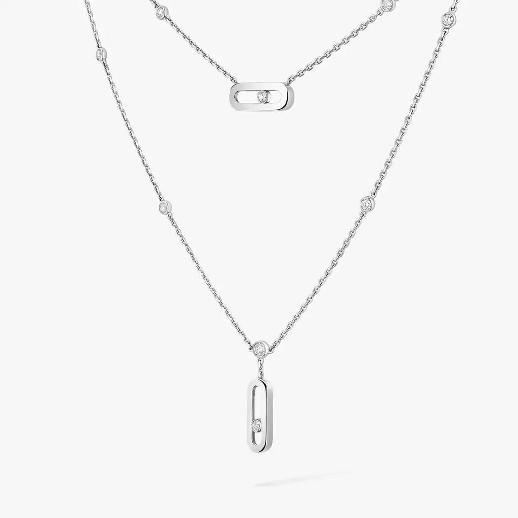 [Imperial Jewelrys] Move Uno Diamond Necklace