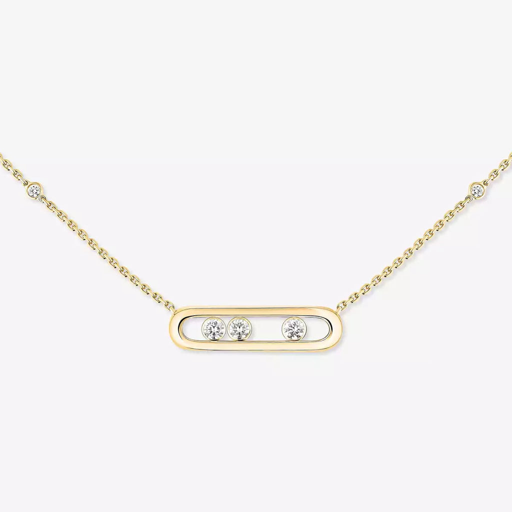 [Imperial Jewelrys] Baby Move Gold Diamond Necklace