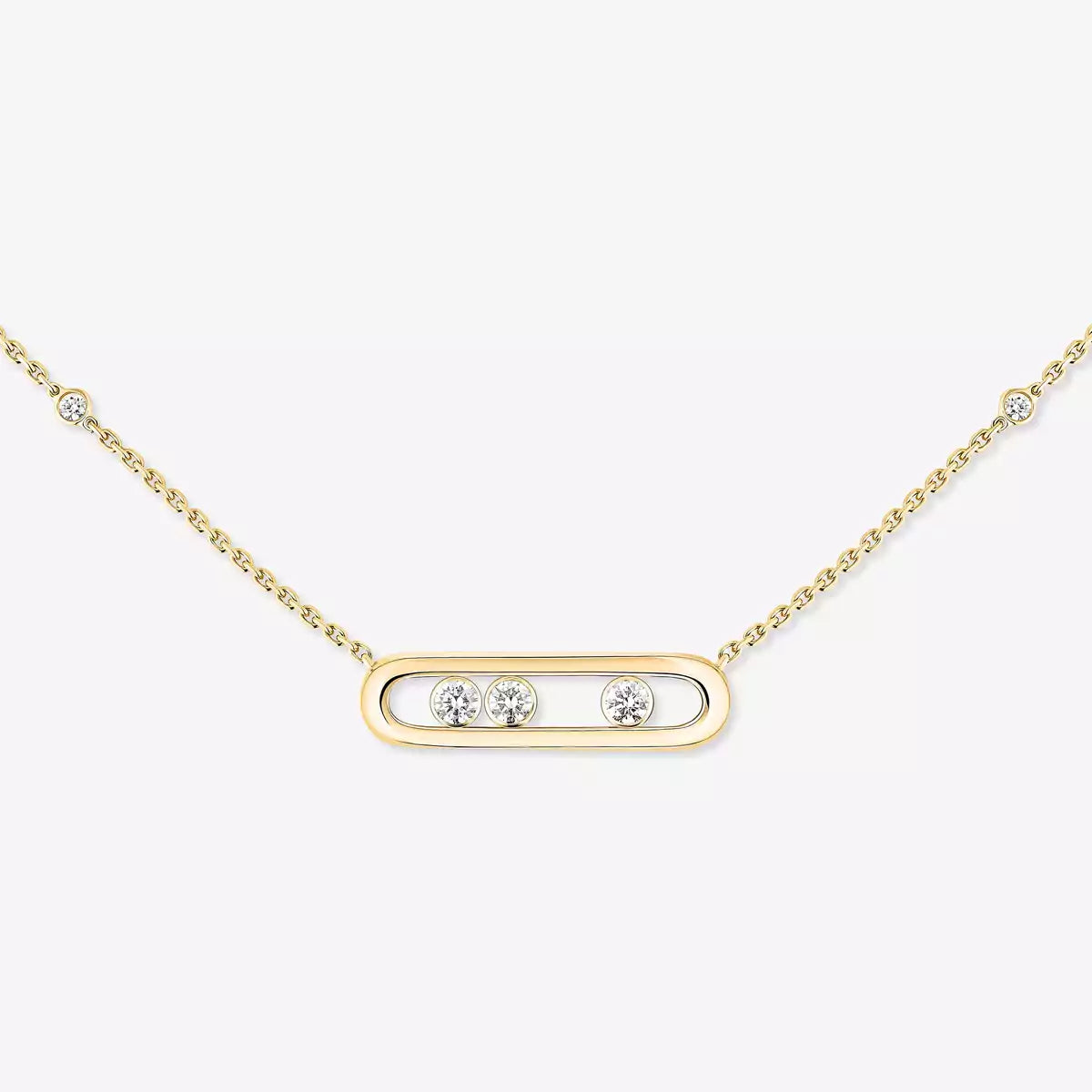 [Imperial Jewelrys] Baby Move Gold Diamond Necklace