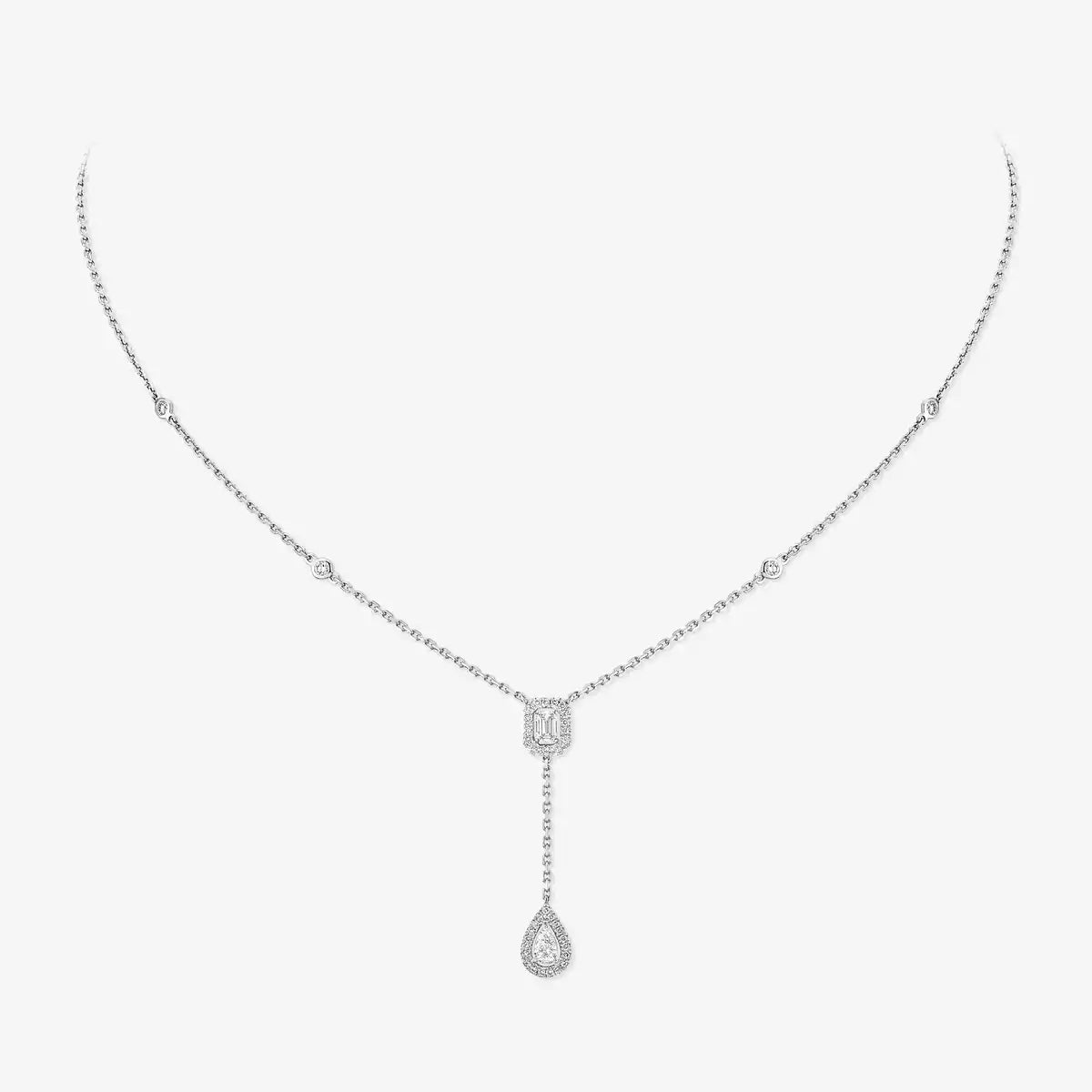 [Imperial Jewelrys]ゴールドダイヤモンドタイネックレス