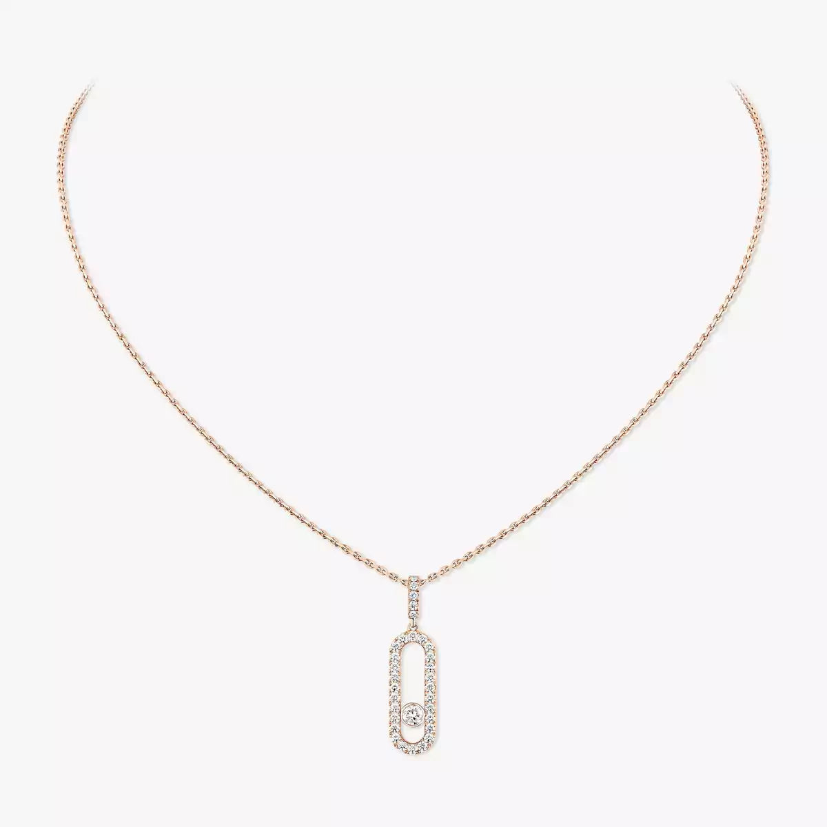 [Imperial Jewelrys]Move Uno Diamond Necklace in Rose Gold