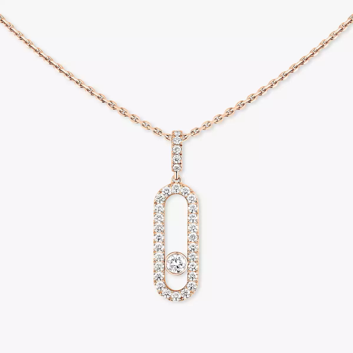 [Imperial Jewelrys]Move Uno Diamond Necklace in Rose Gold