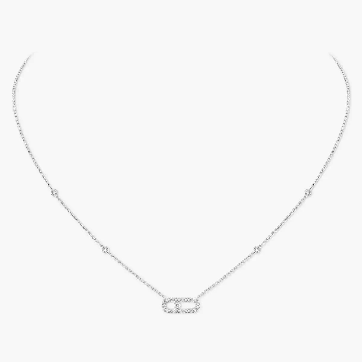 [Imperial Jewelrys]Diamond Necklace Move Uno