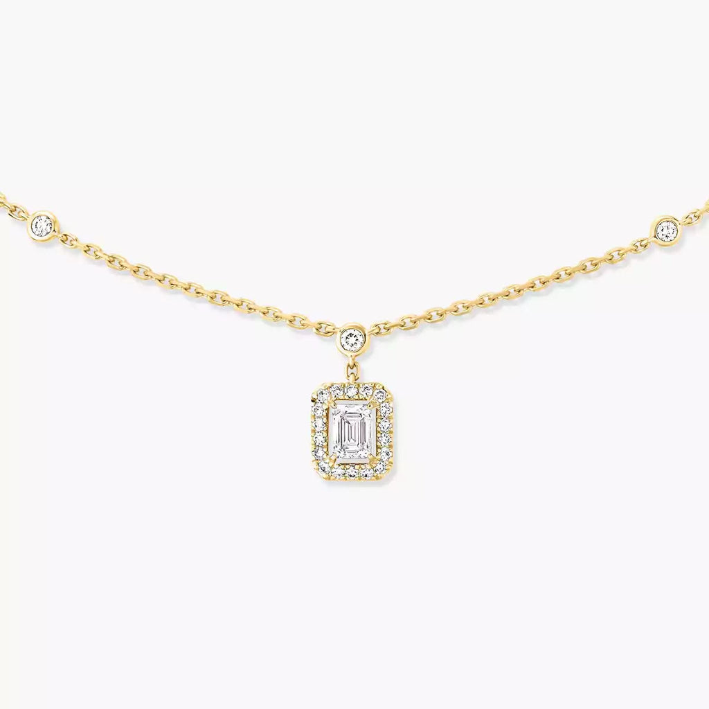 [Imperial Jewelrys]My Twin Diamond Necklace in Silver
