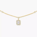[Imperial Jewelrys]My Twin Diamond Necklace in Silver