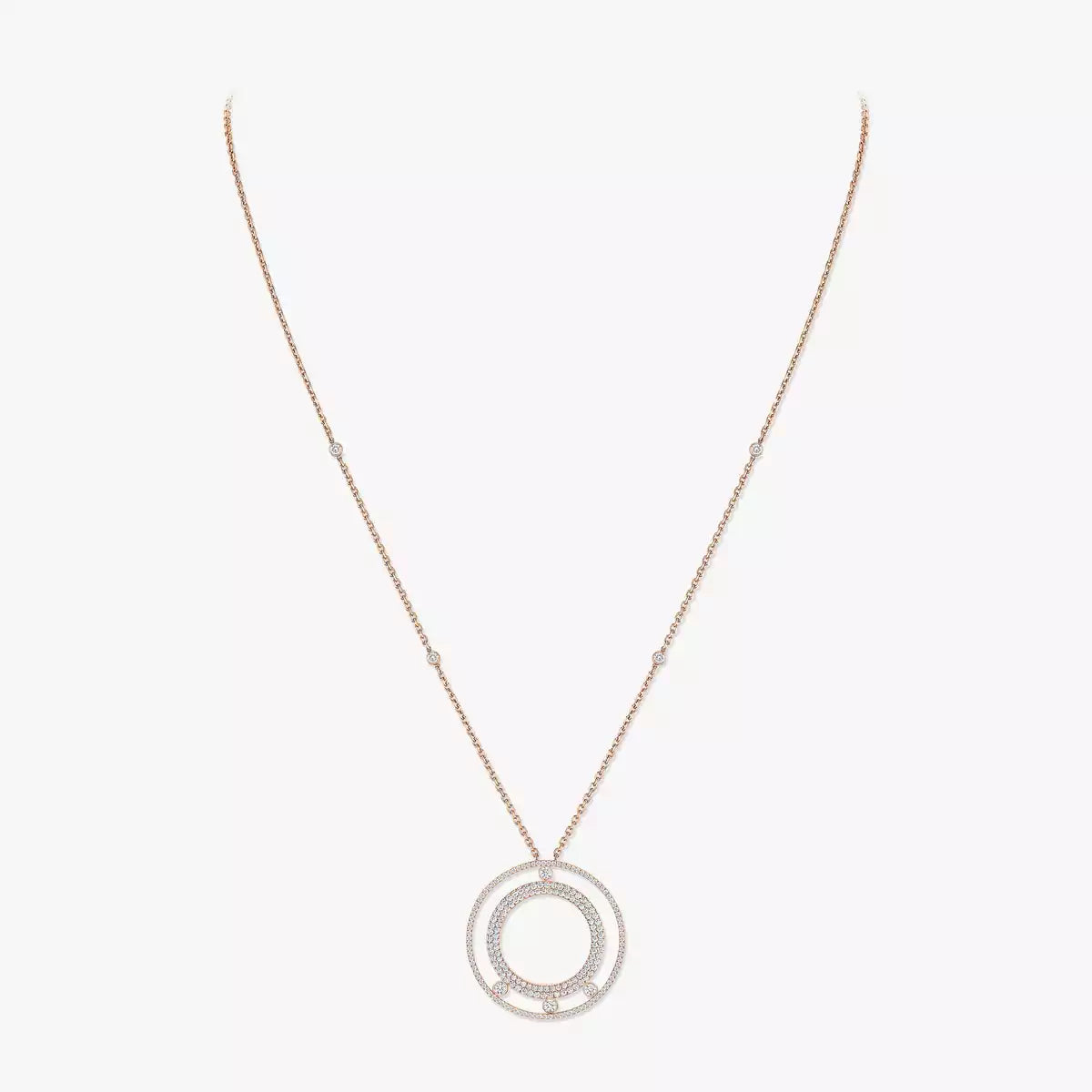 [Imperial Jewelrys]Move Romane Long Pave_-Set Diamond Necklace