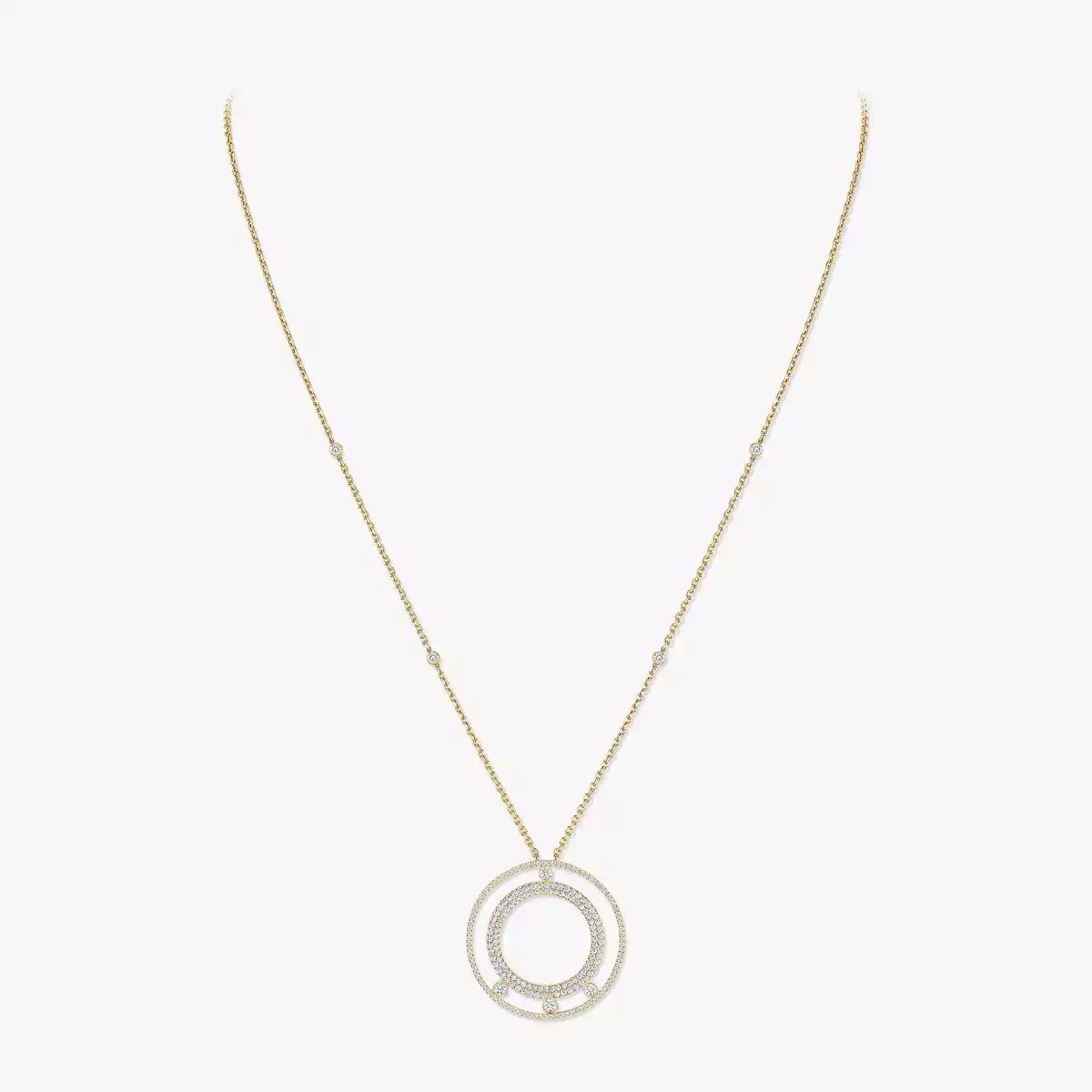 [Imperial Jewelrys]Move Romane Long Pave_-Set Diamond Necklace