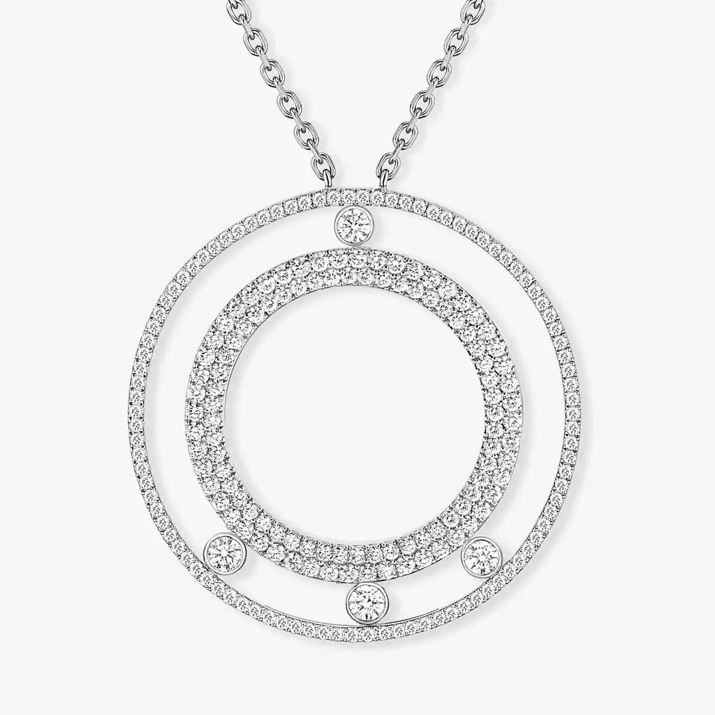 [Imperial Jewelrys]Move Romane Long Pave_-Set Diamond Necklace