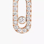 [Imperial Jewelrys]Move Uno Single Diamond Hoop Earring