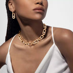 [Imperial Jewelrys] So Move XL Diamond Hoop Earring