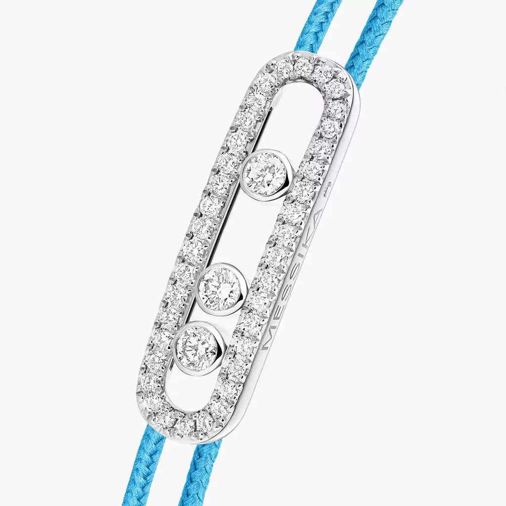 [Imperial Jewelrys]Messika Care(s) pink cord pavé bracelet
