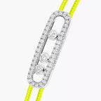 [Imperial Jewelrys]Messika Care(s) pink cord pavé bracelet