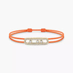 [Imperial Jewelrys]Messika Care(s) pink cord pavé bracelet