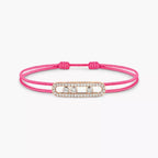 [Imperial Jewelrys]Messika Care(s) pink cord pavé bracelet