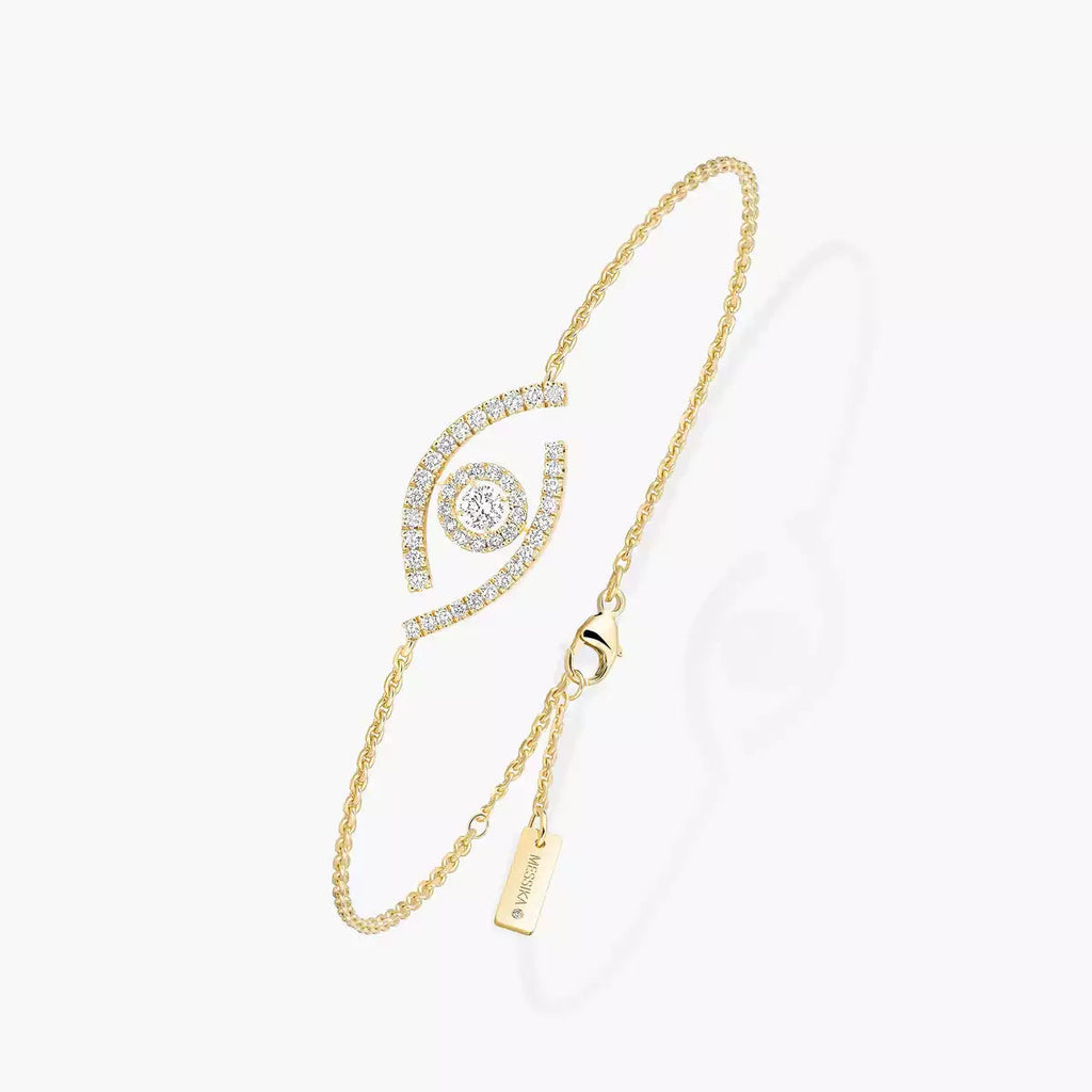 [Imperial Jewelrys]幸運の目パヴェダイヤモンドブレスレット