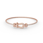 ¡®Lumi¡¯FORCE  HORSESHOE  DIAMOND TENNIS BRACELET