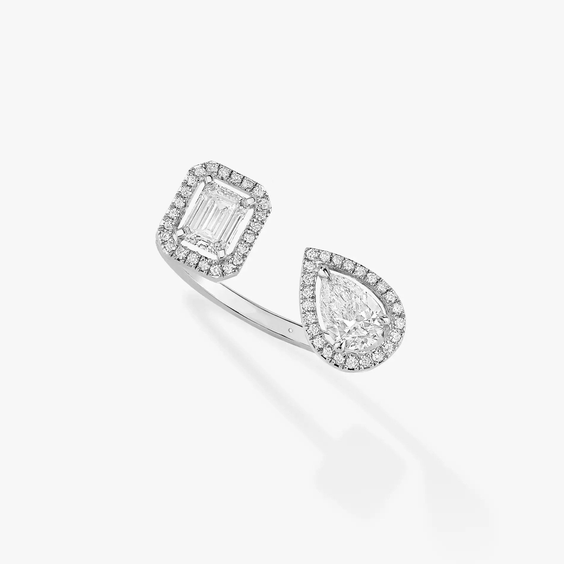 [Imperial Jewelrys]MY TWIN TOI & MOI SILVER DIAMOND RING