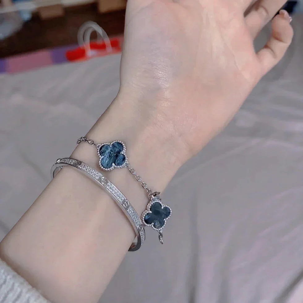 [Lumi]New CLOVER 5 MOTIF PIETERSITE BRACELET COLLECTION
