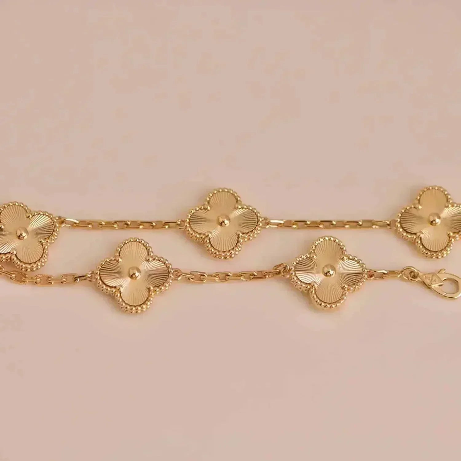 [Lumi jewelry] CLOVER 5 MOTIF LASER BRACELET COLLECTION