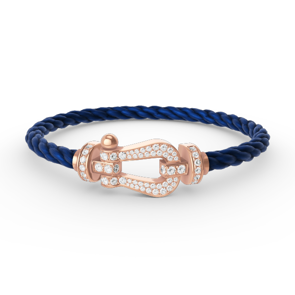 ¡®Lumi¡¯FORCE LARGE HORSESHOE FULL DIAMOND BRACELET ROSE GOLD
