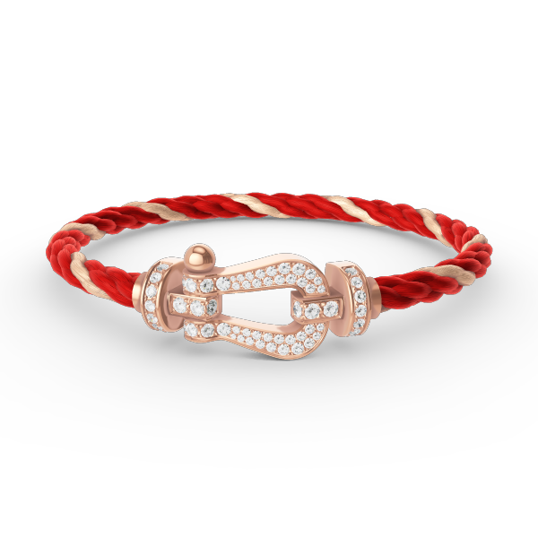 ¡®Lumi¡¯FORCE LARGE HORSESHOE FULL DIAMOND BRACELET ROSE GOLD