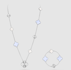 [¡®Lumi¡¯] 25 NEW CLOVER 15 MOTIFS PURPLE CHALCEDONY
