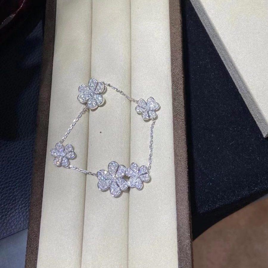 ¡®Lumi¡¯FRIVOLE SILVER 5 FLOWERS BRACELET