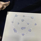 ¡®Lumi¡¯FRIVOLE SILVER 5 FLOWERS BRACELET