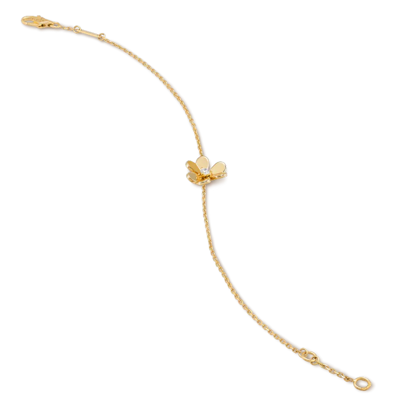 ¡®Lumi¡¯FRIVOLE GOLD FLOWER PINK MALACHITE BRACELET