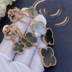 ¡®Lumi¡¯CLOVER EARRINGS DARK MOP 4 MOTIFS ROSE GOLD