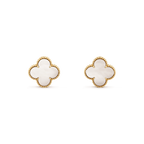 ¡®Lumi¡¯CLOVER MINI GOLD EARRINGS