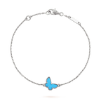 ¡®Lumi¡¯BUTTERFLY TURQUOISE BUTTERFLY BRACELET SILVER