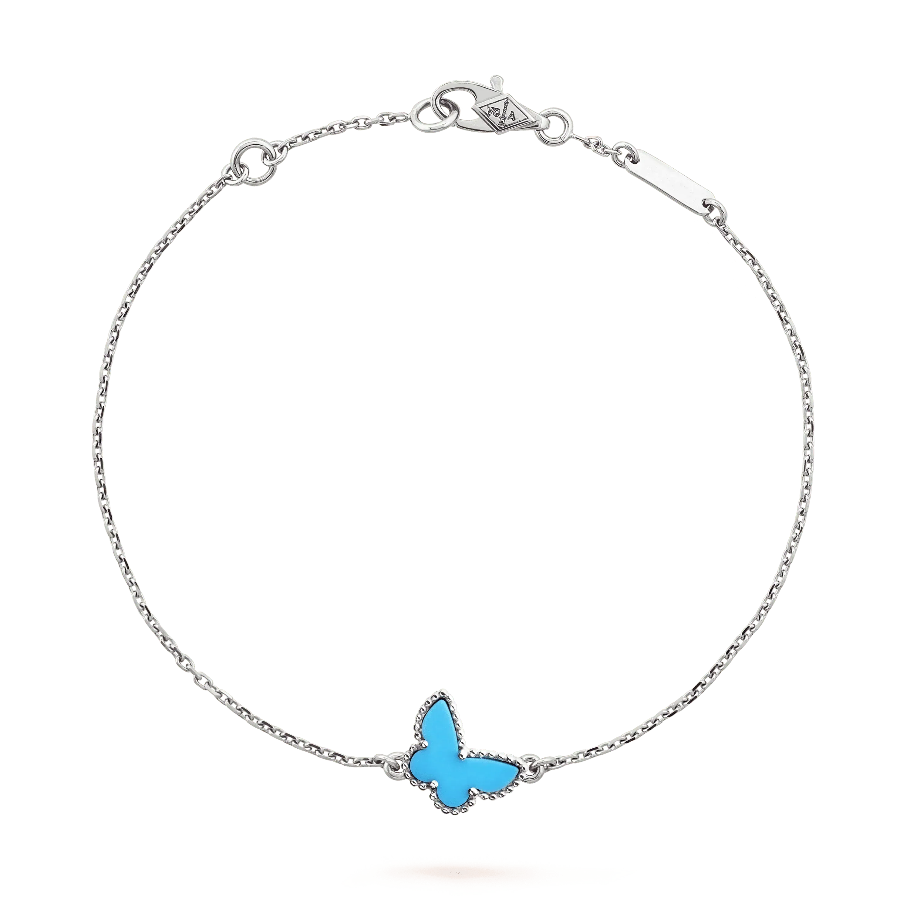 ¡®Lumi¡¯BUTTERFLY TURQUOISE BUTTERFLY BRACELET SILVER