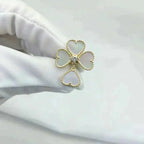 ¡®Lumi¡¯SWEET CLOVER WHITE MOP RING