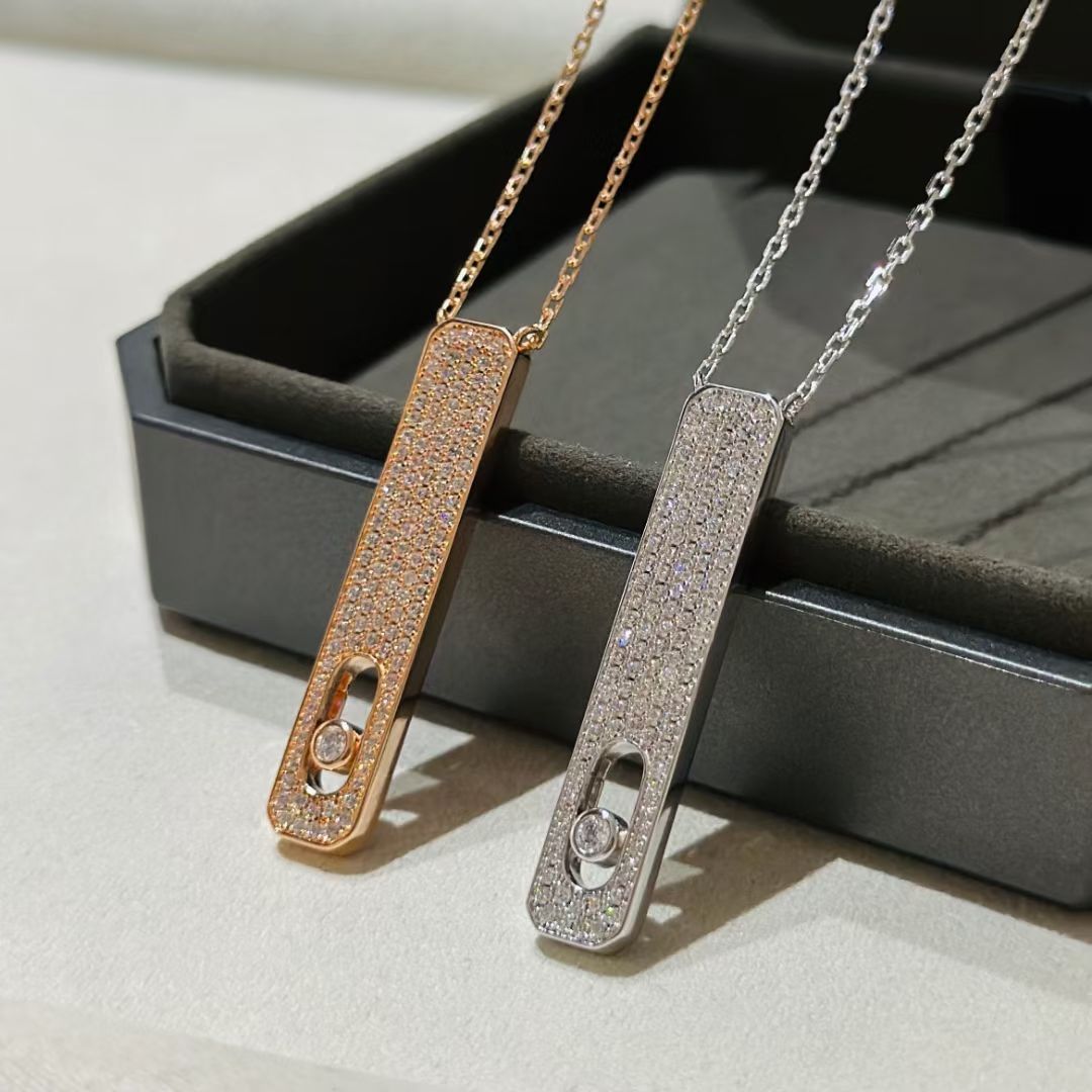 [Imperial Jewelrys]MY FIRST DIAMOND PAVED NECKLACE